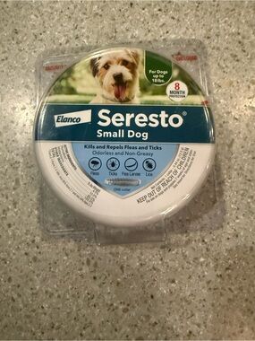 Elanco Seresto Small Dog Flea & Tick Collar - Blue/White